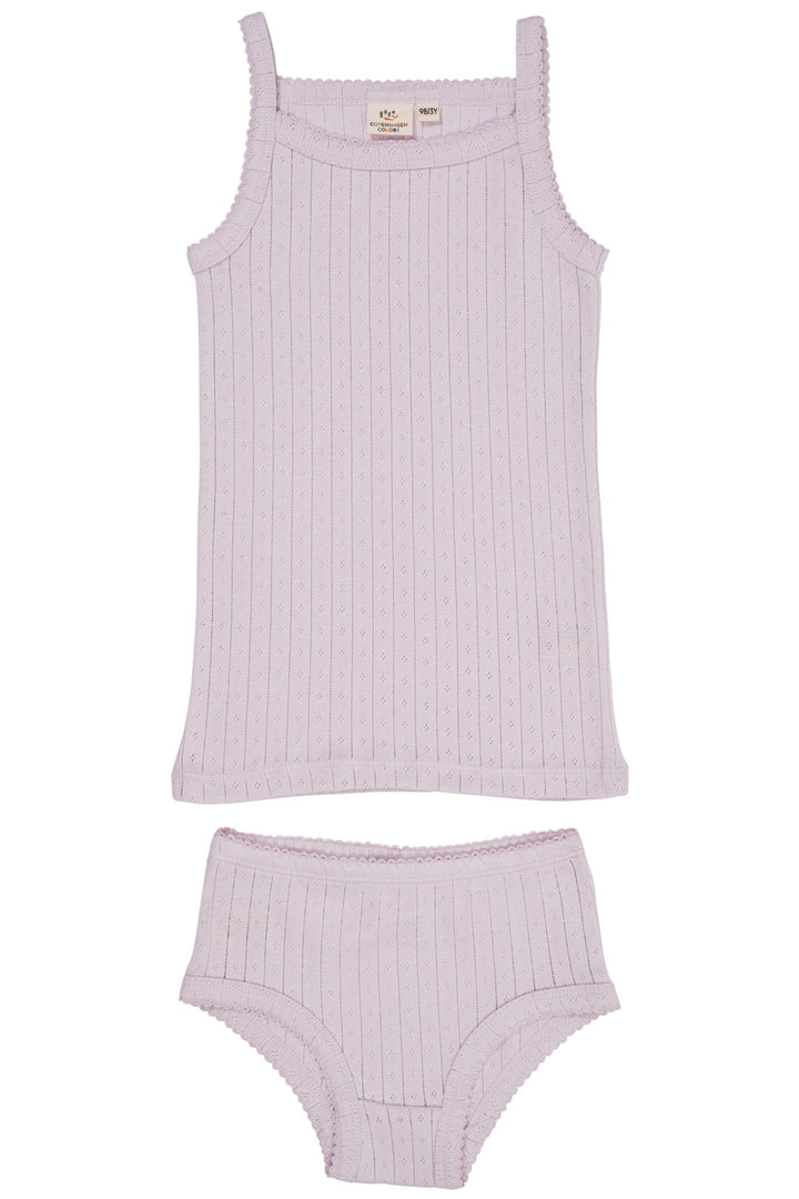POINTELLE JUNIOR UNDERTØJSSÆT - LAVENDER