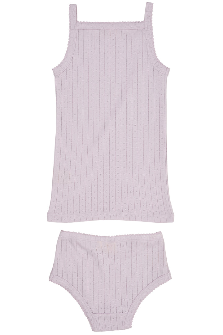 POINTELLE JUNIOR UNDERTØJSSÆT - LAVENDER