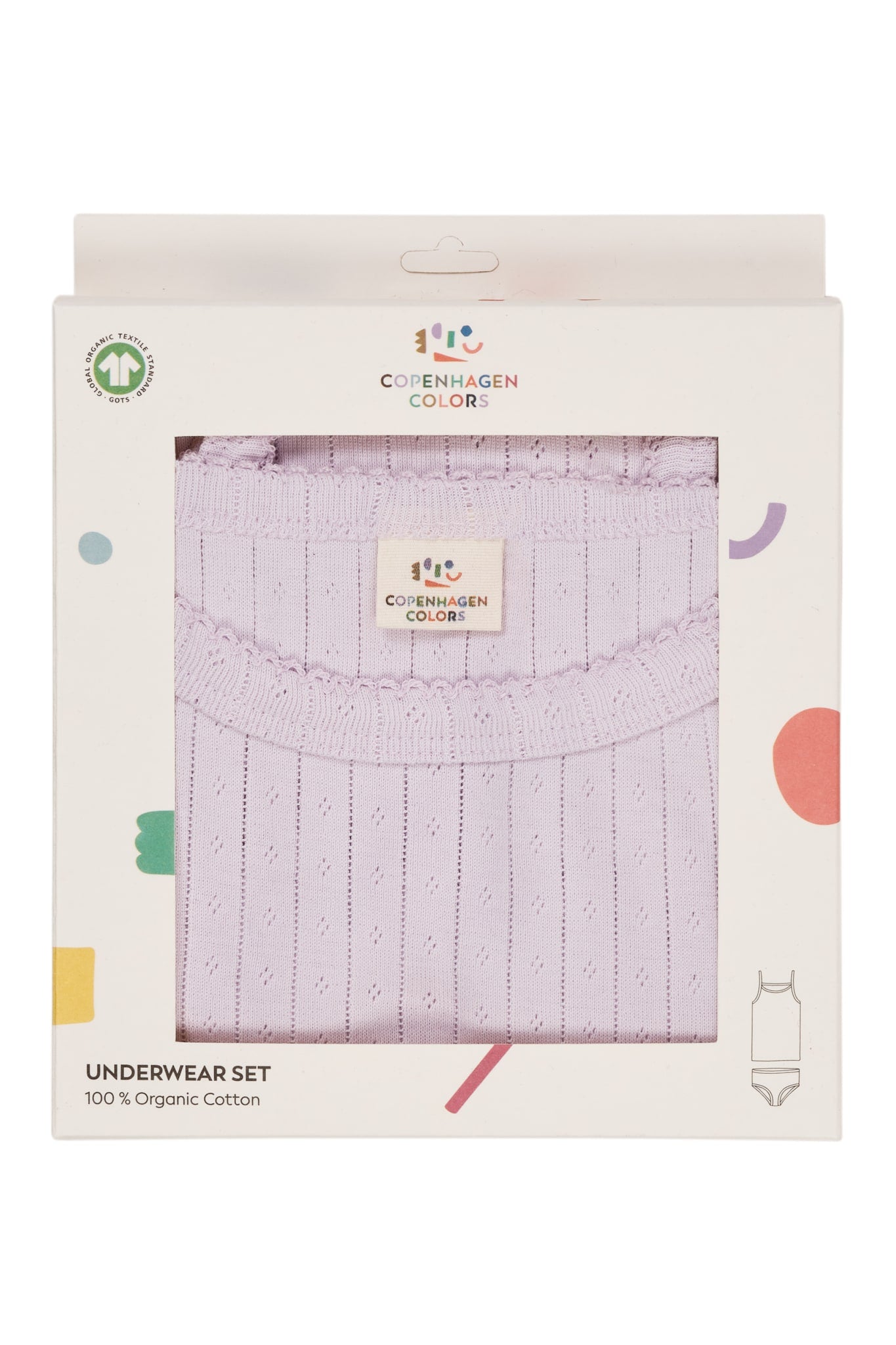 POINTELLE JUNIOR UNDERTØJSSÆT - LAVENDER