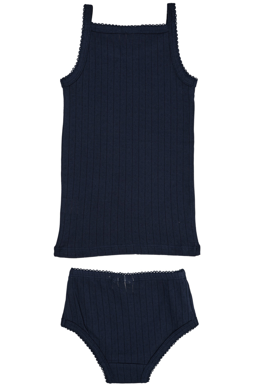 POINTELLE JUNIOR UNDERTØJSSÆT - NAVY