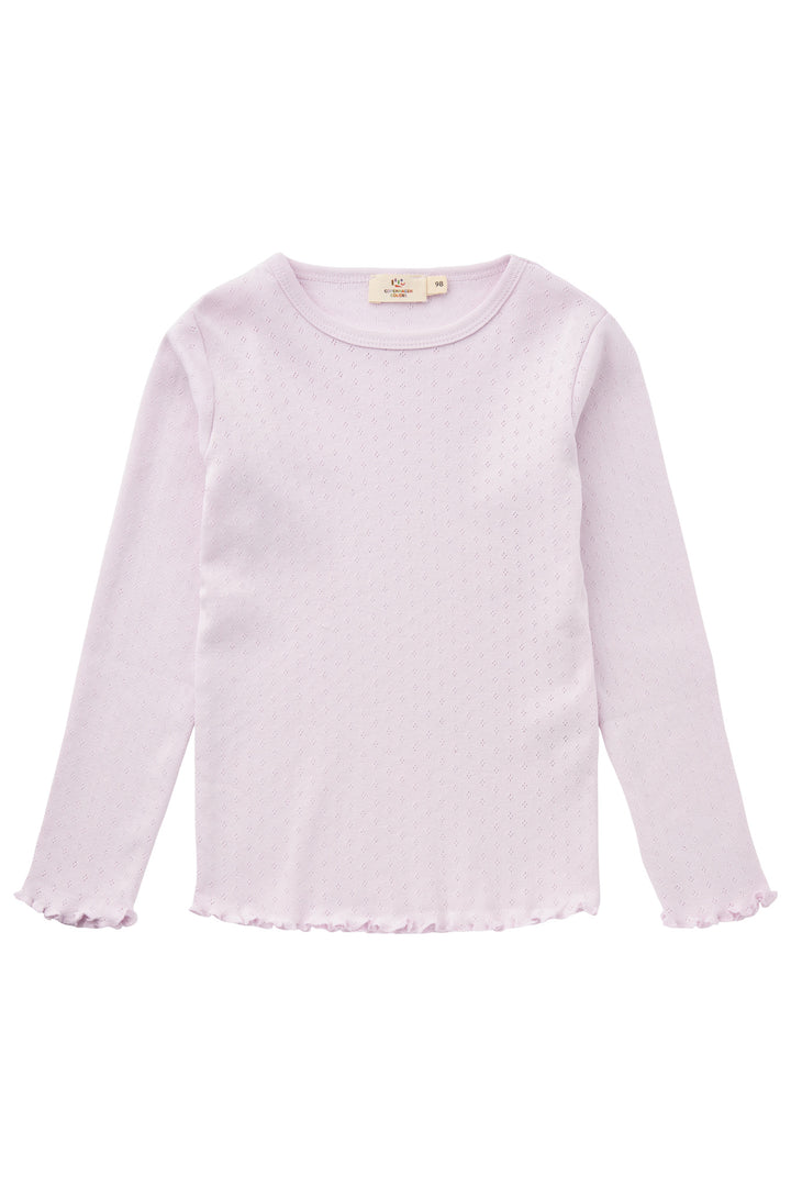 SOMMER POINTELLE T-SHIRT - LAVENDER