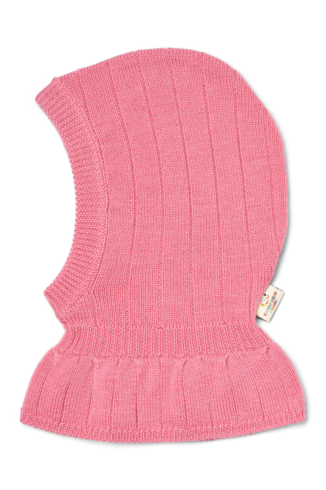 Strikket Elefanthue i Merinould - BLOSSOM PINK
