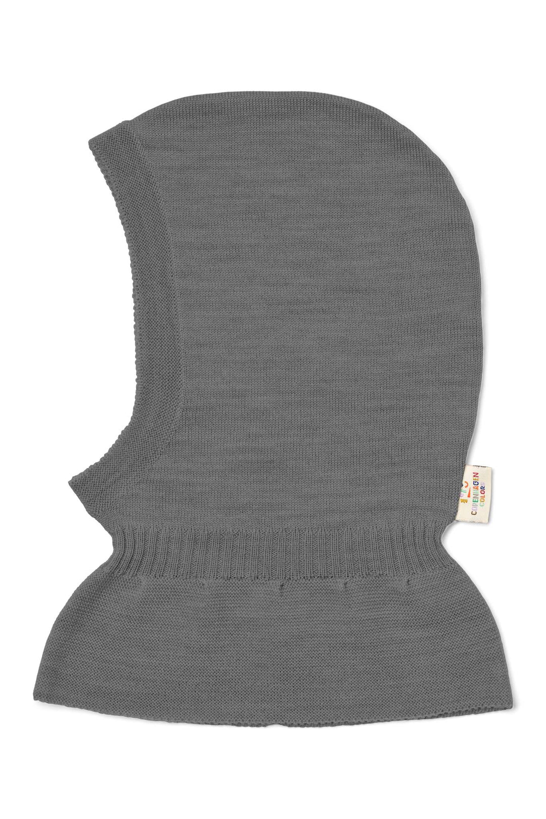 Tyndstrikket Elefanthue i Merinould - Grey Mel.