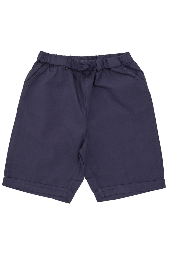 KLASSISK POPLIN SHORTS - NAVY