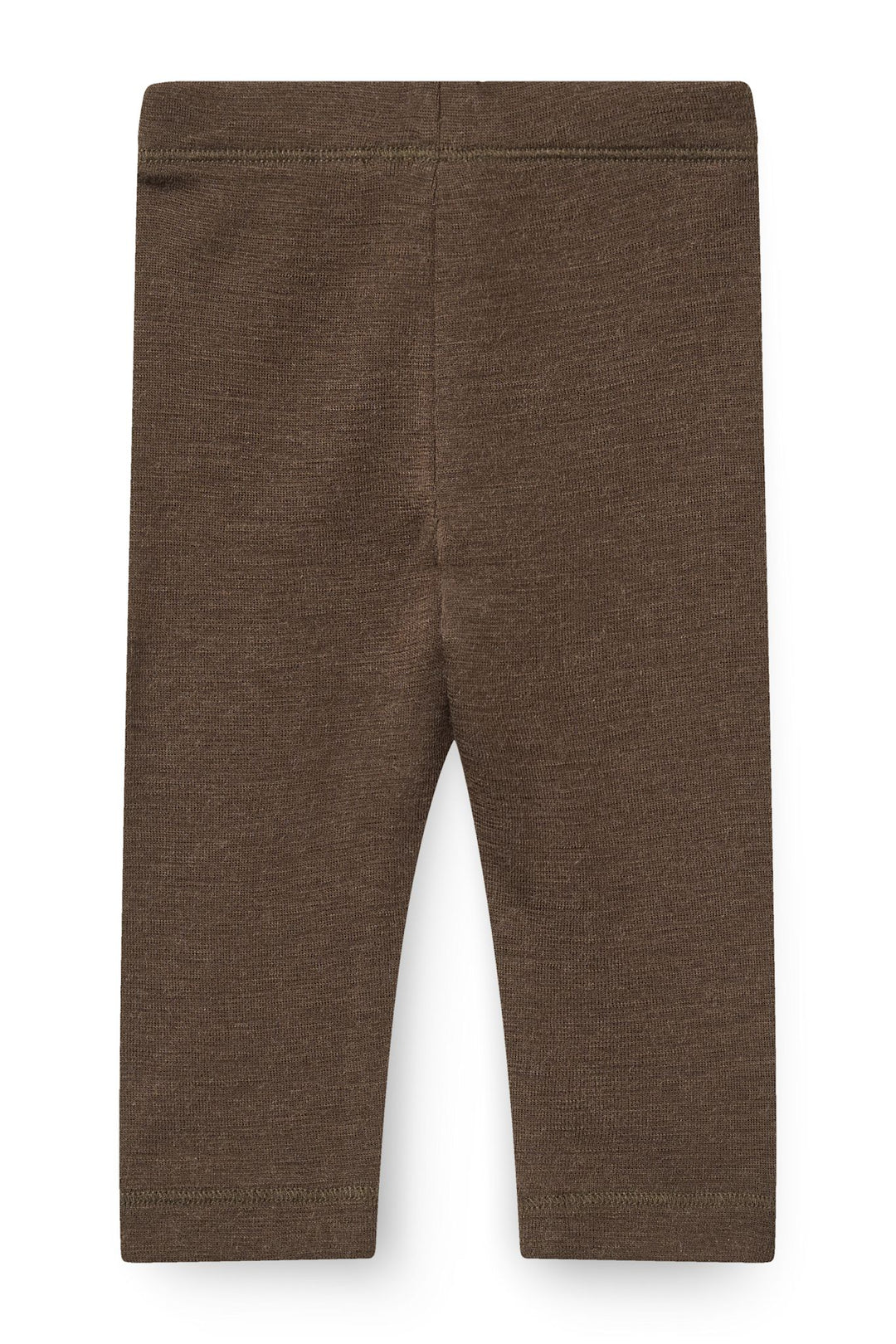 LEGGINGS I TYND MERINOULD - DK BROWN