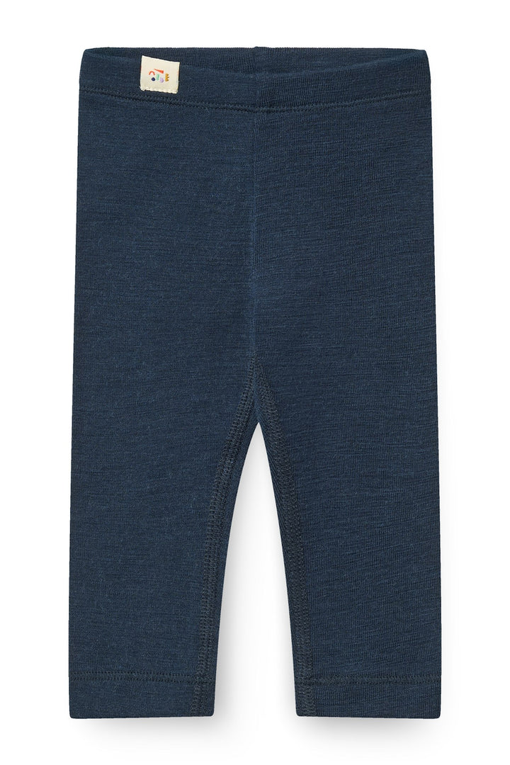 LEGGINGS I TYND MERINOULD - NAVY