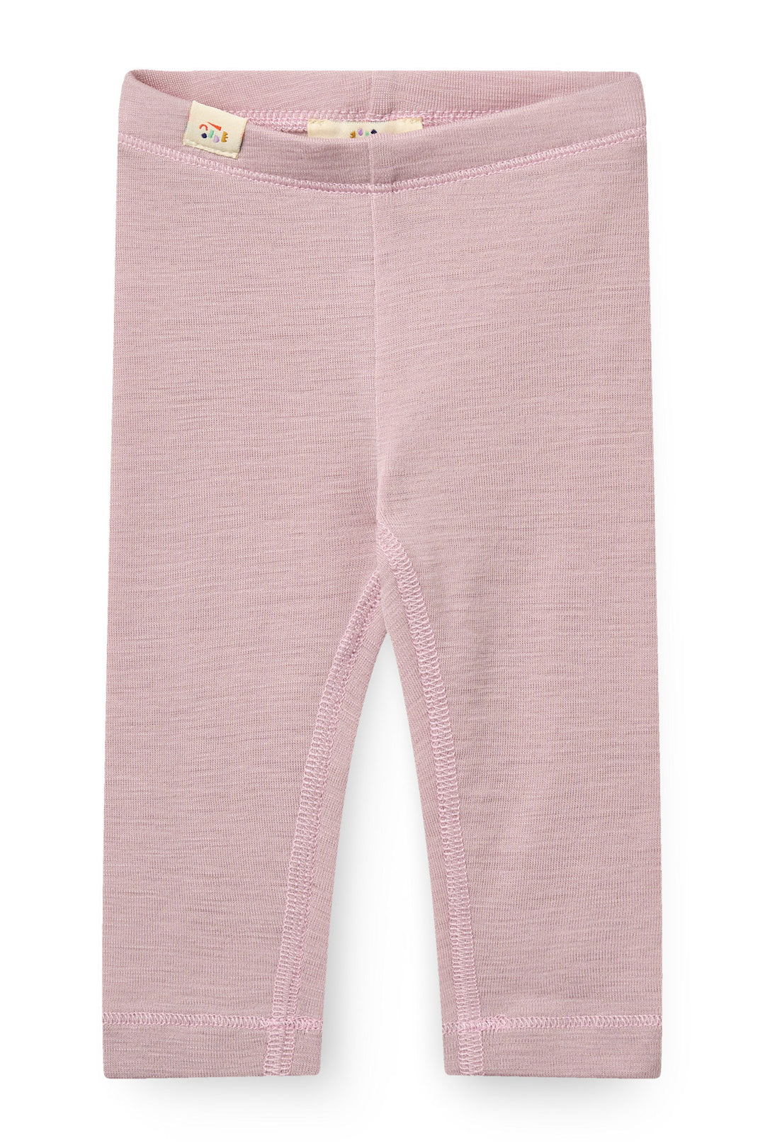 Leggings i Tynd Merinould - Violet Ice