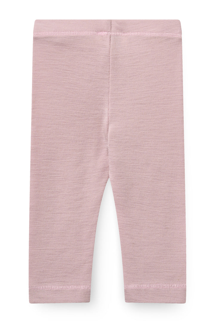 Leggings i Tynd Merinould - Violet Ice