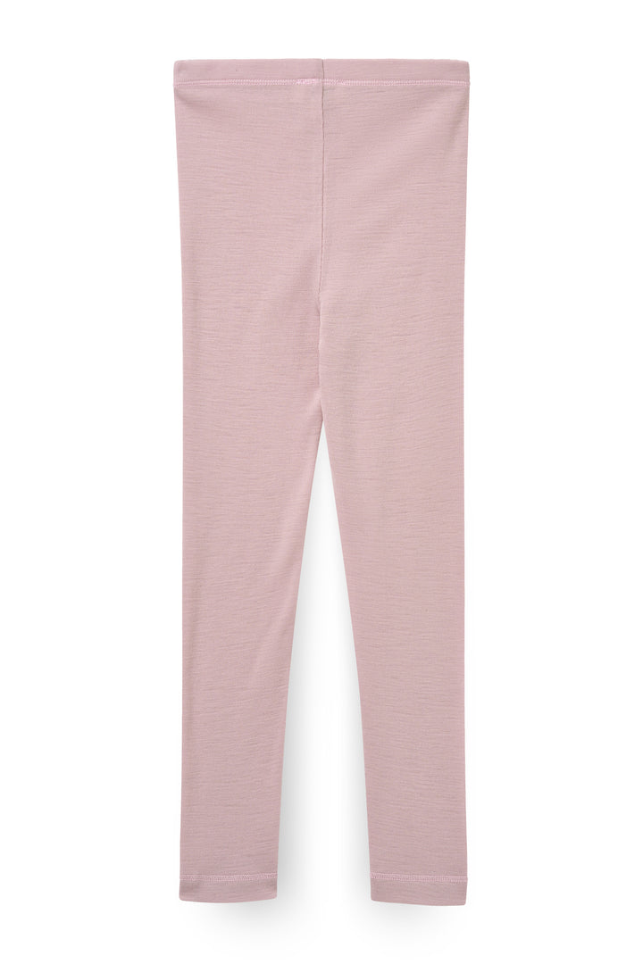 Leggings i Tynd Merinould - Violet Ice