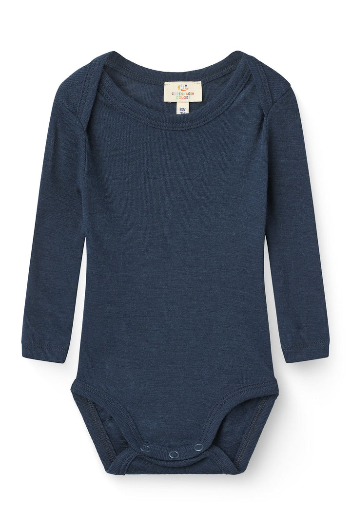 BODYSTOCKING I TYND MERINOULD - NAVY