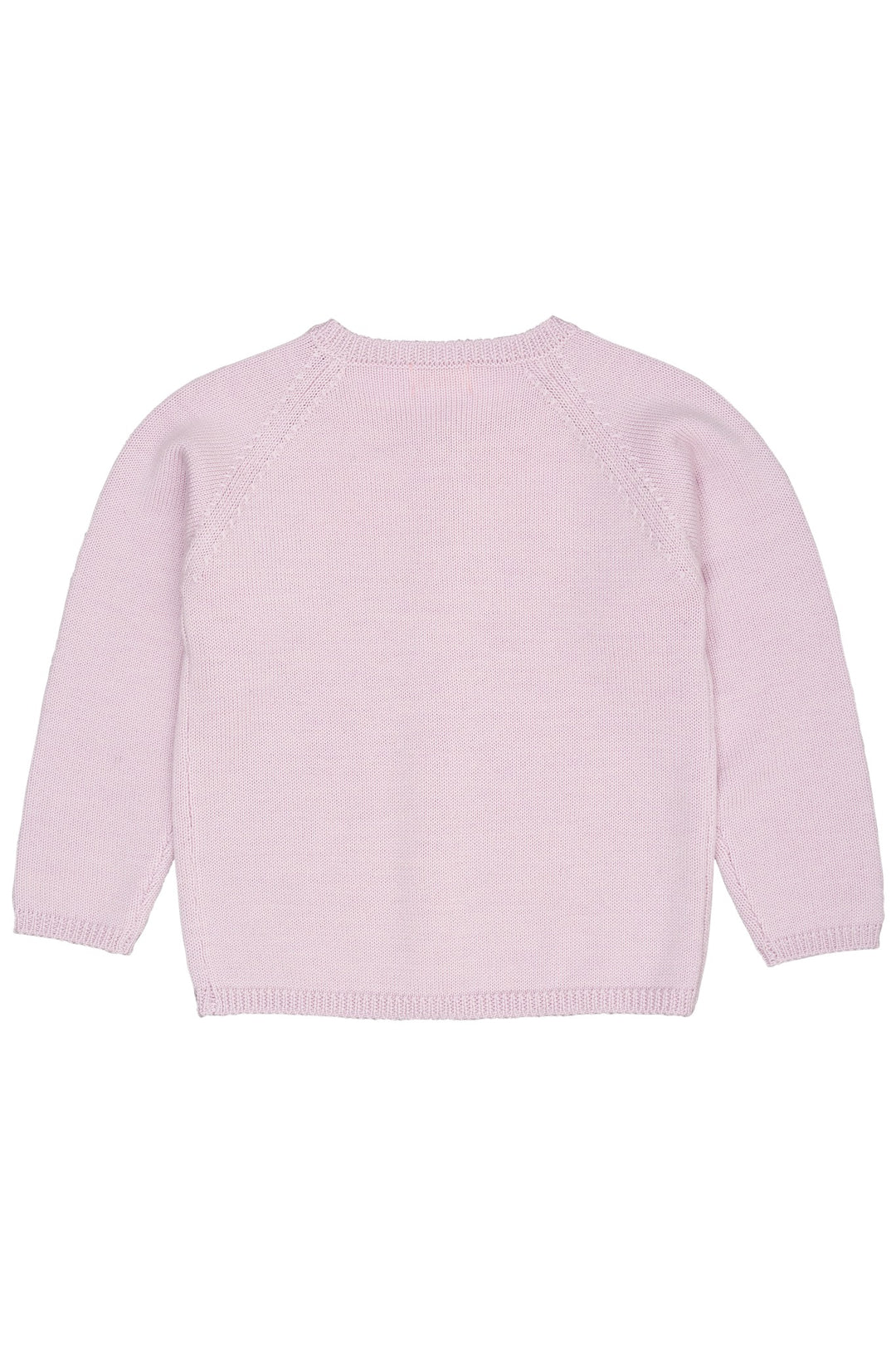 STRIKKET CARDIGAN I MERINOULD - LAVENDER