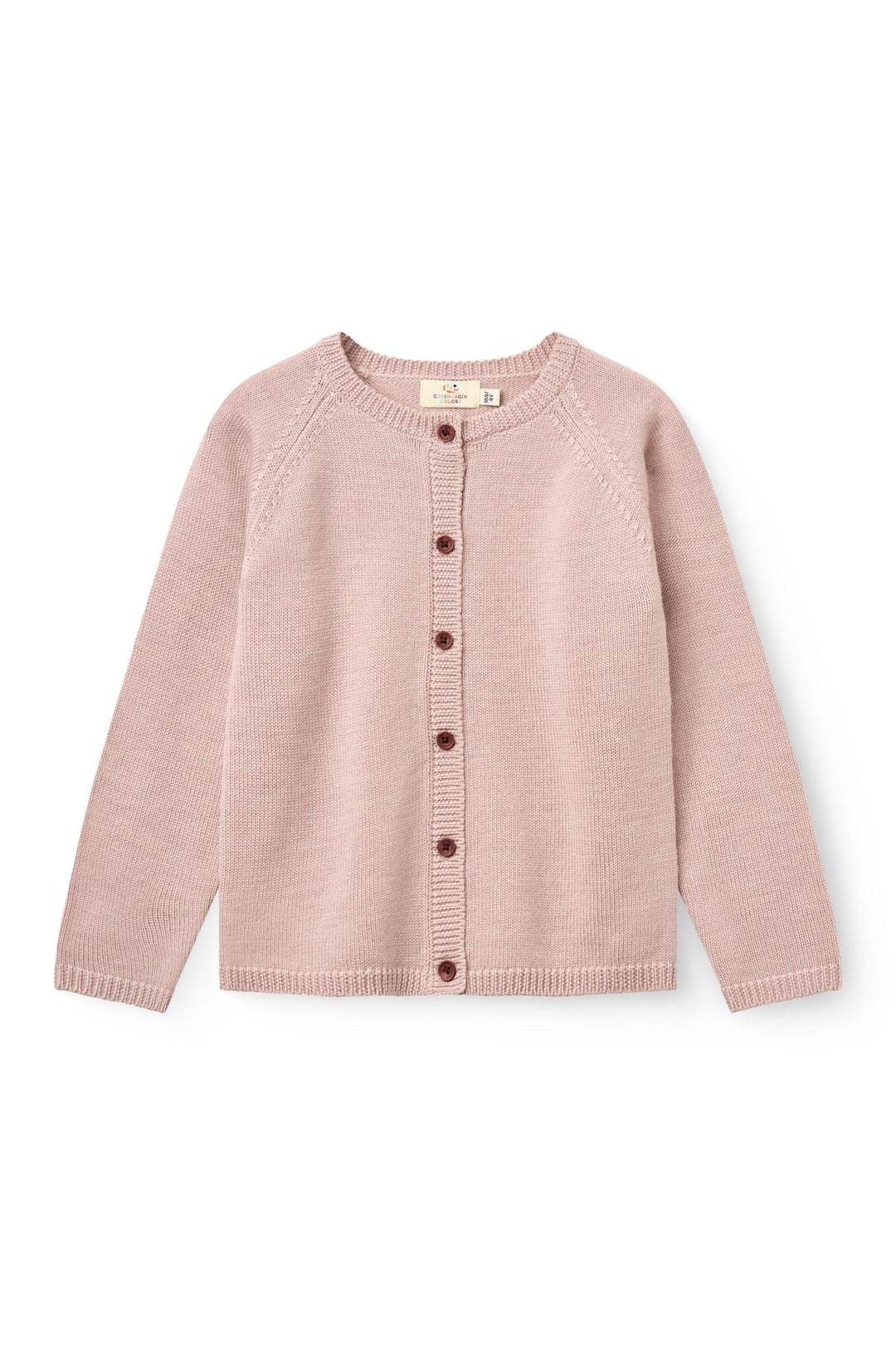 Strikket Cardigan I Merinould - VIOLET ICE
