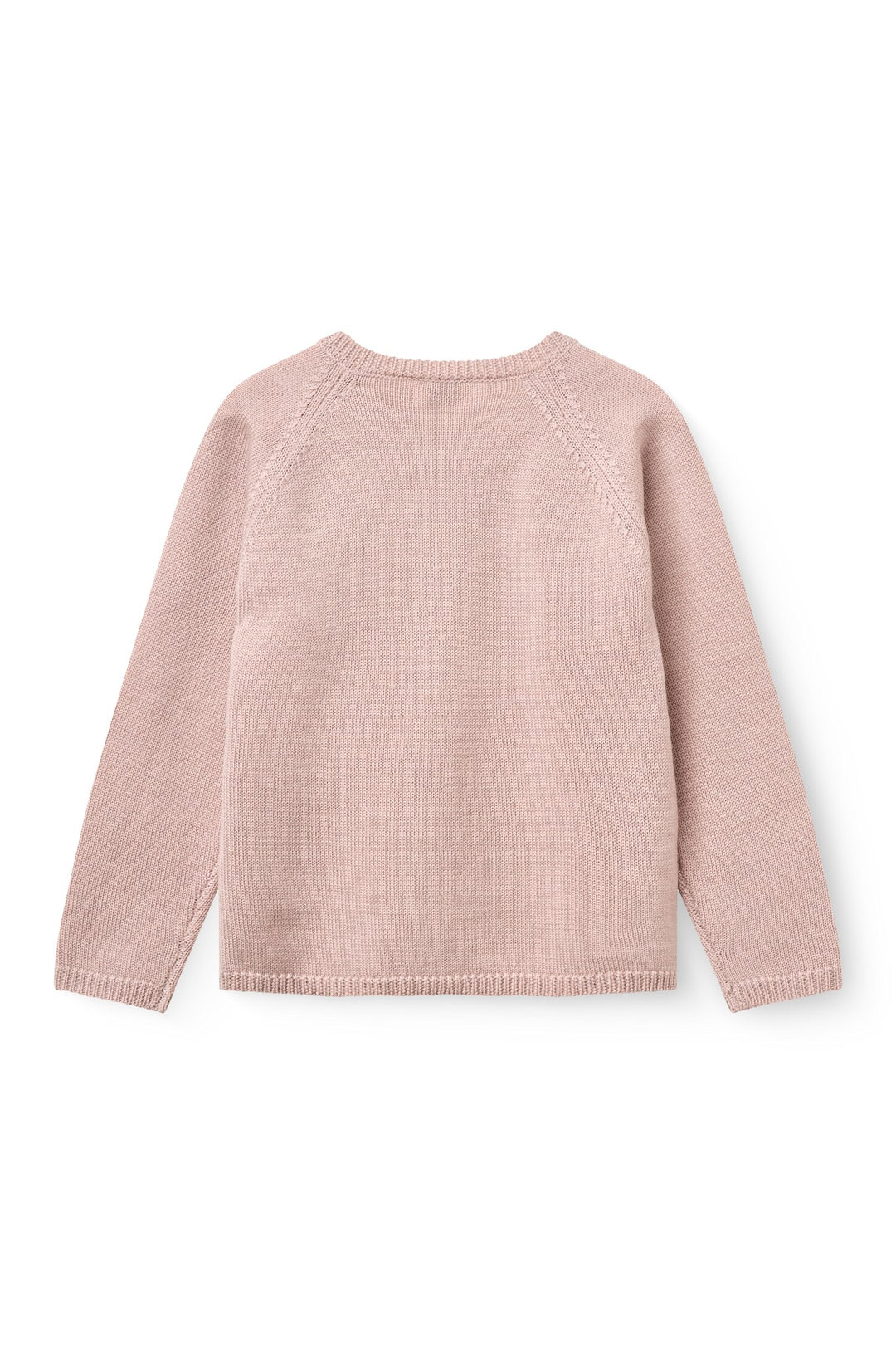 Strikket Cardigan I Merinould - VIOLET ICE