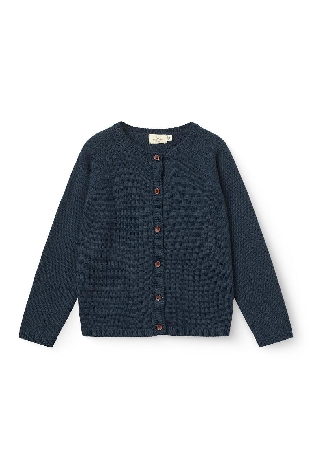 Strikket Cardigan I Merinould - NAVY