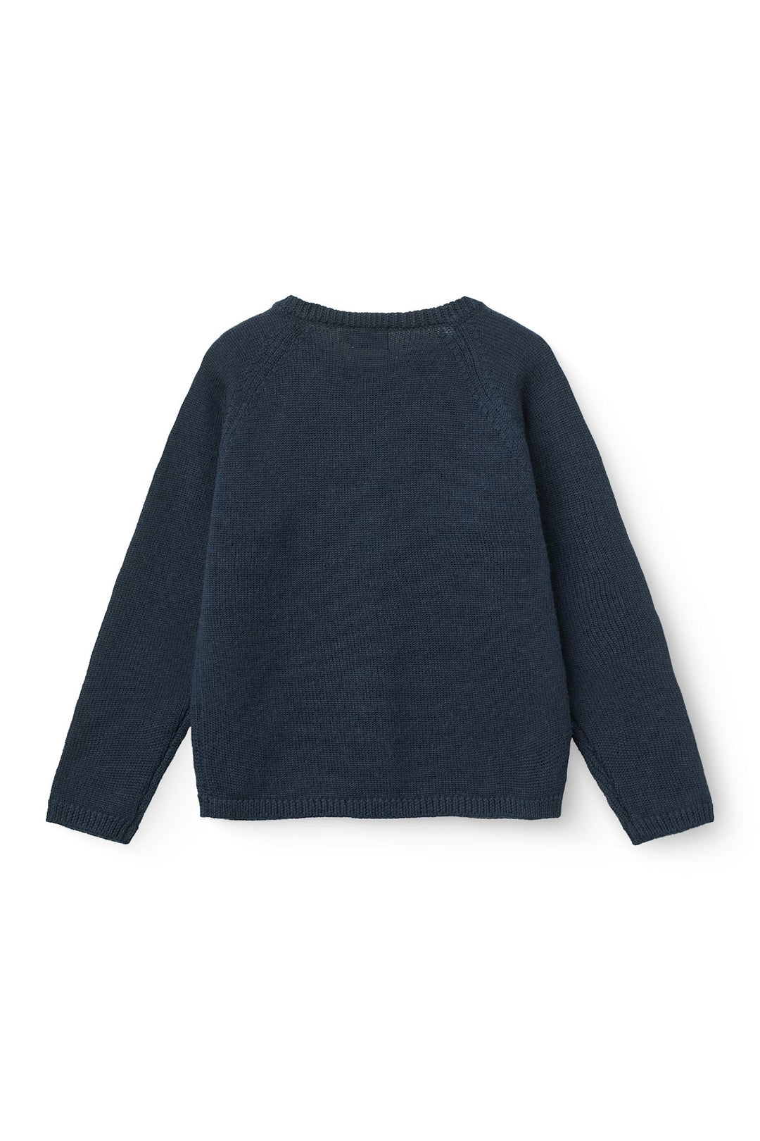 Strikket Cardigan I Merinould - NAVY