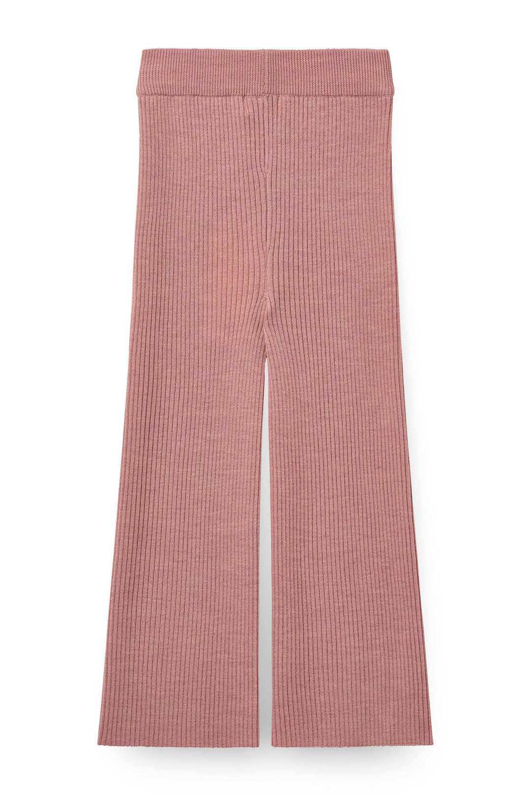 Rib Bukser med Vidde i Merinould - Winter Rose