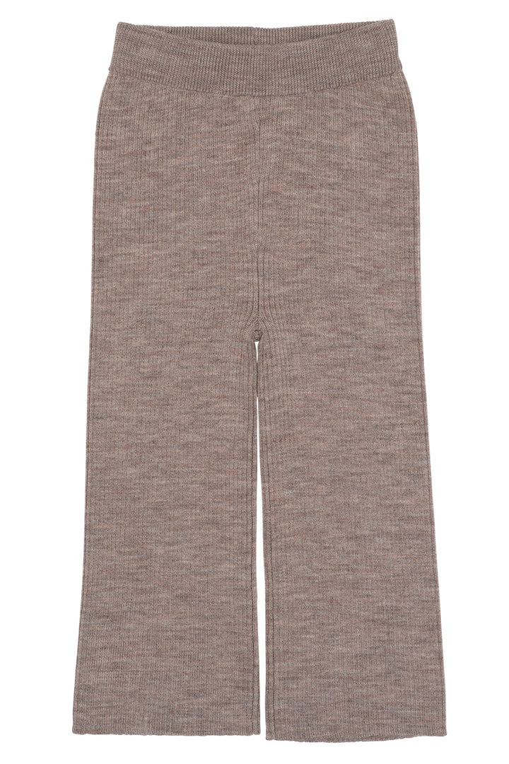 RIB BUKSER M. VIDDE I MERINOULD - NATURAL MELANGE