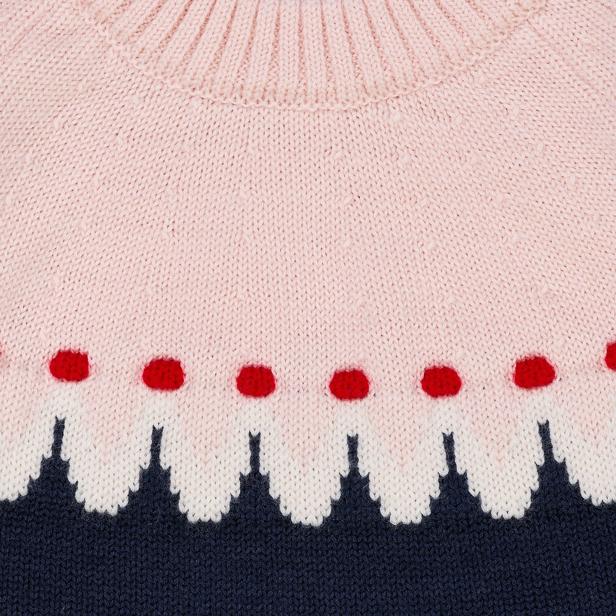 CUPCAKE KLASSISK SWEATER - NAVY COMBI