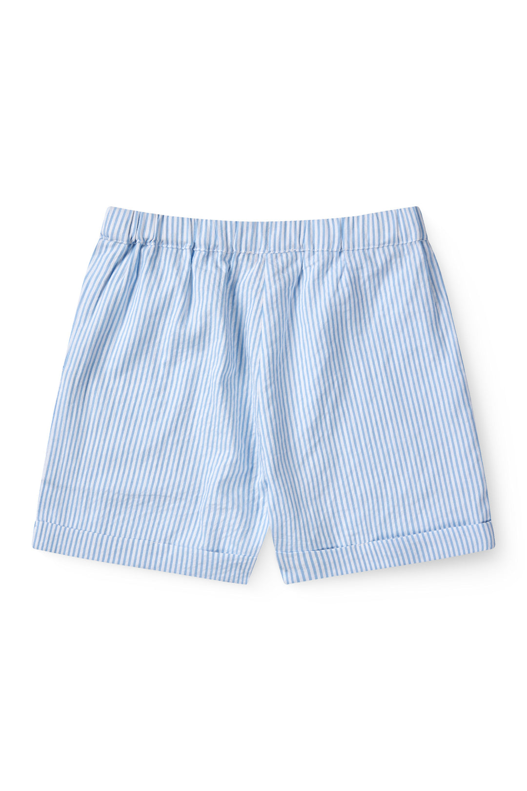 BÆK OG BØLGE SHORTS - SKY BLUE W CREAM STRIPE
