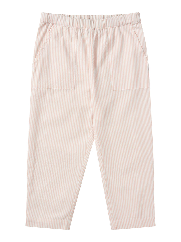 BÆK OG BØLGE BUKS - DUSTY ROSE W CREAM STRIPE