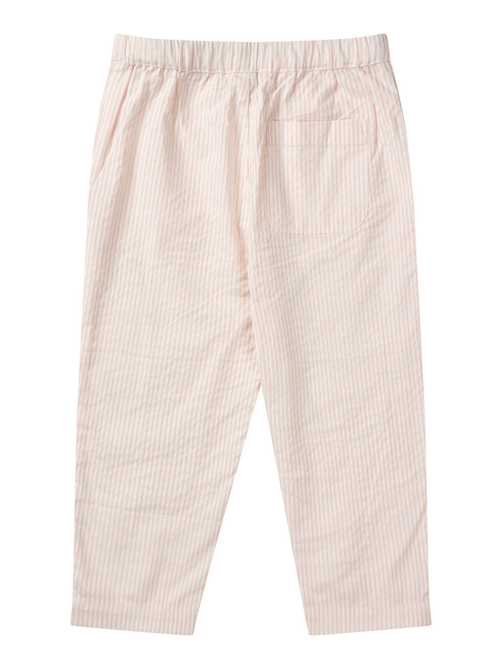 BÆK OG BØLGE BUKS - DUSTY ROSE W CREAM STRIPE