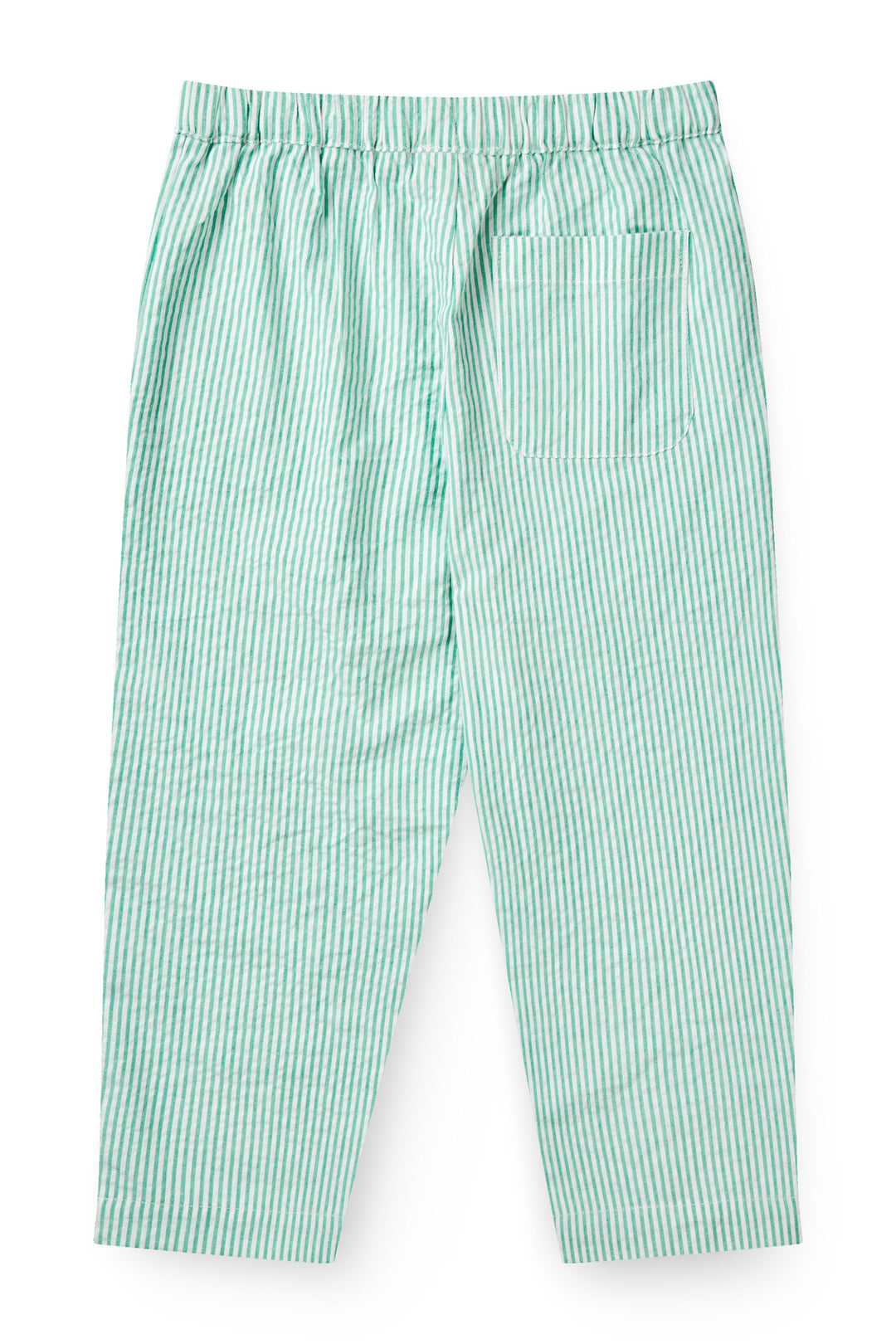 BÆK OG BØLGE BUKS - SHARP GREEN W CREAM STRIPE