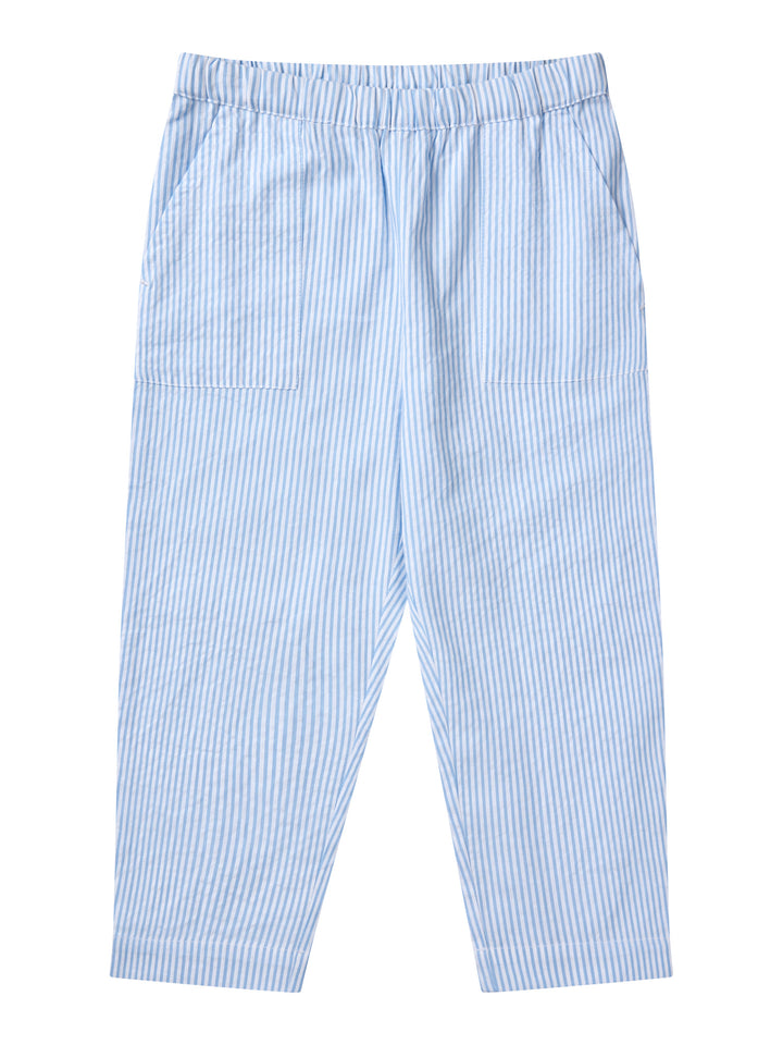 BÆK OG BØLGE BUKS - SKY BLUE W CREAM STRIPE