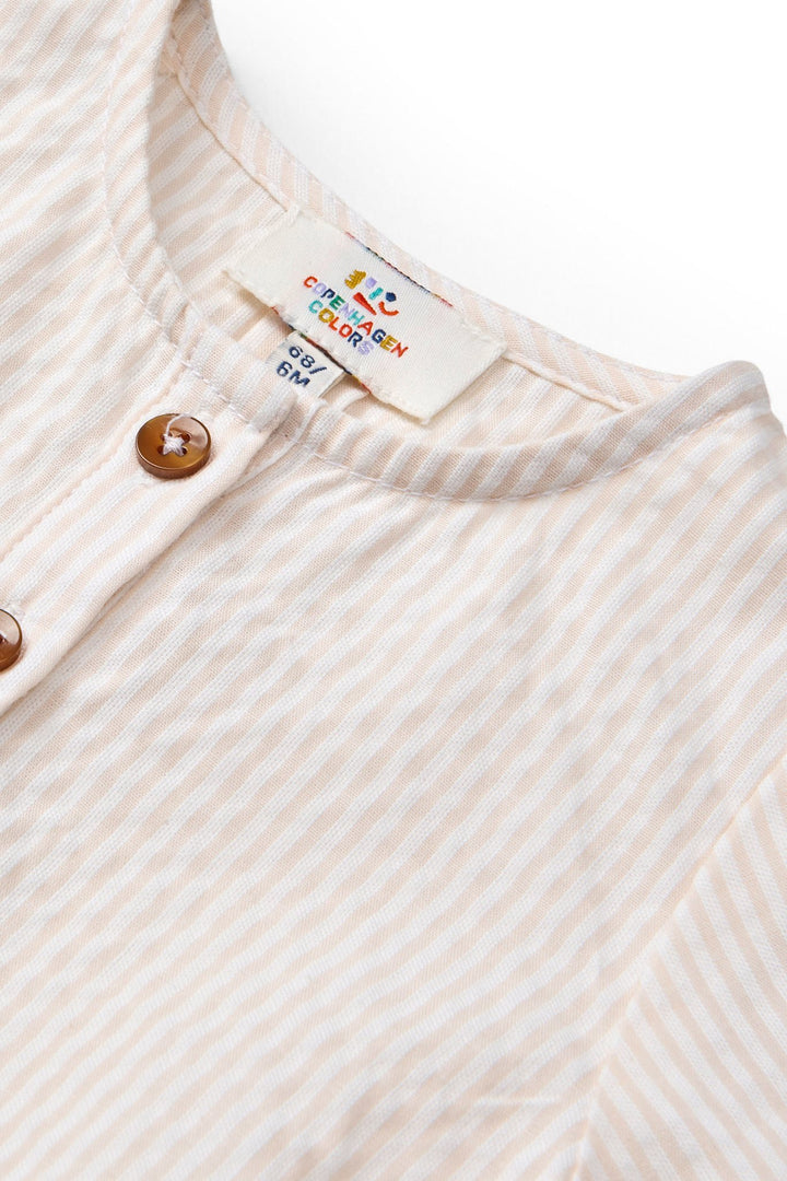 BÆK OG BØLGE ROMPER - DUSTY ROSE STRIPE