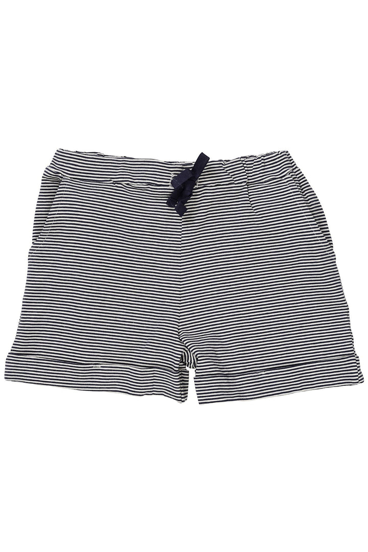 STRIBET SHORTS - NAVY/CREAM STRIPE