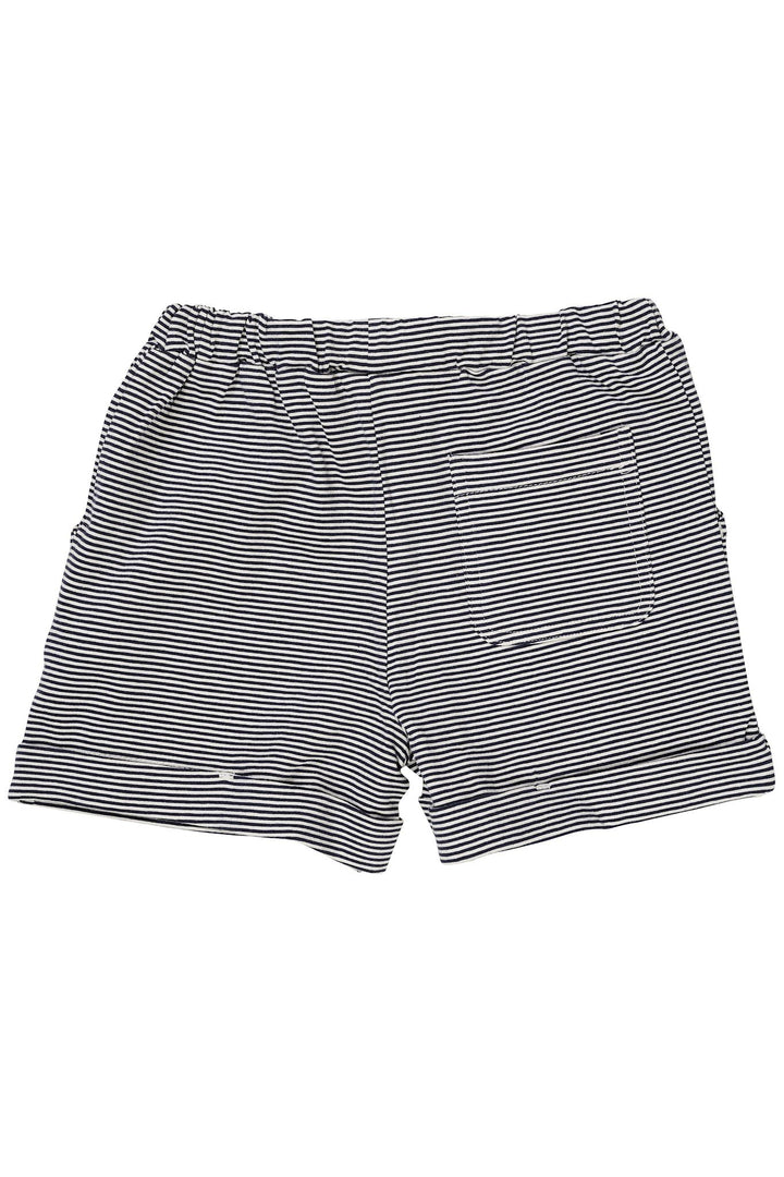 STRIBET SHORTS - NAVY/CREAM STRIPE