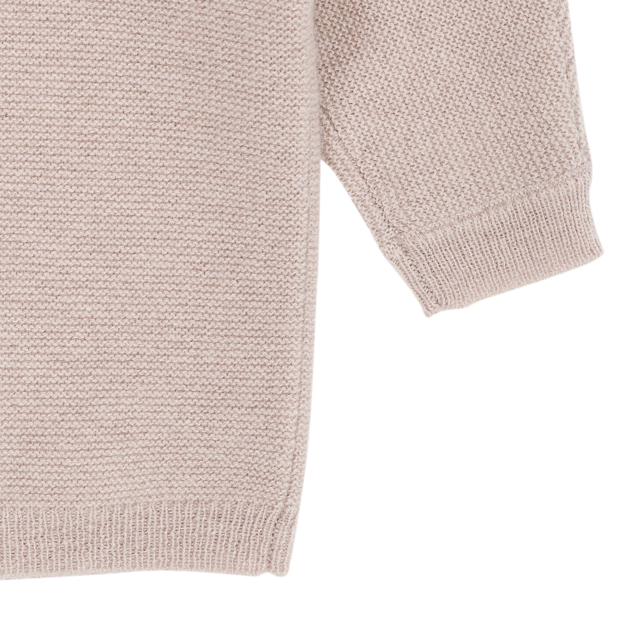 CASHMERE CLASSIC BABY CARDIGAN - BEIGE