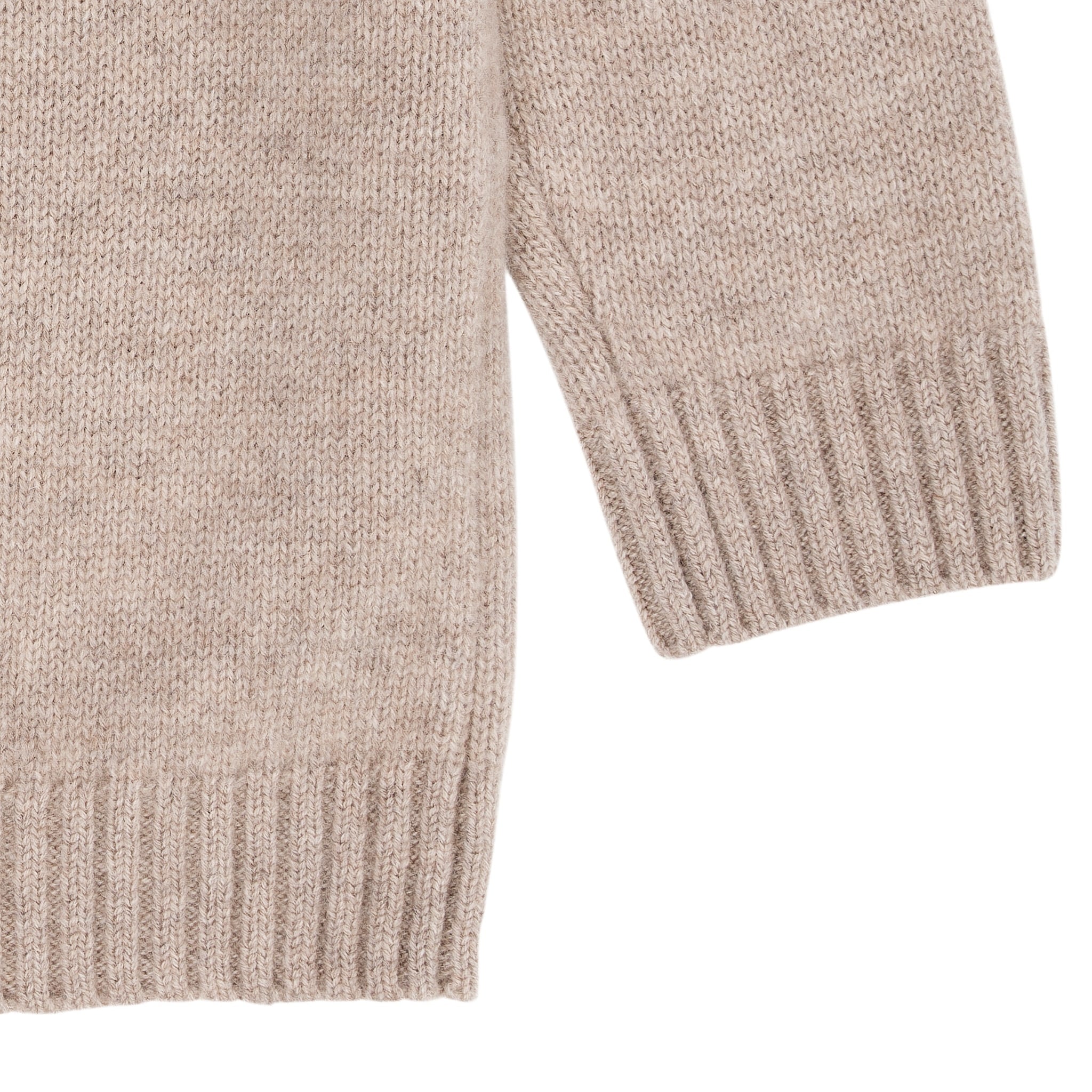 CASHMERE CLASSIC TURTLE NECK PULLOVER - CAMEL MEL