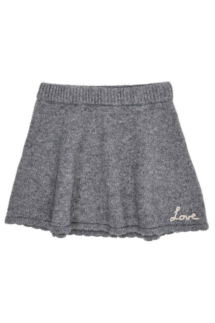 CASHMERE NEDERDEL M. BRODERI - GREY MEL