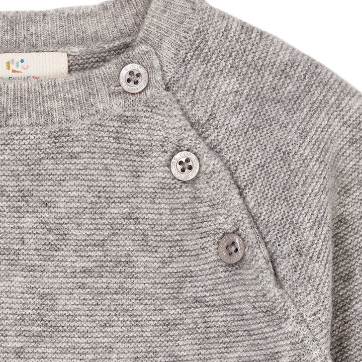 Cashmere Full Body - Grey Mel.