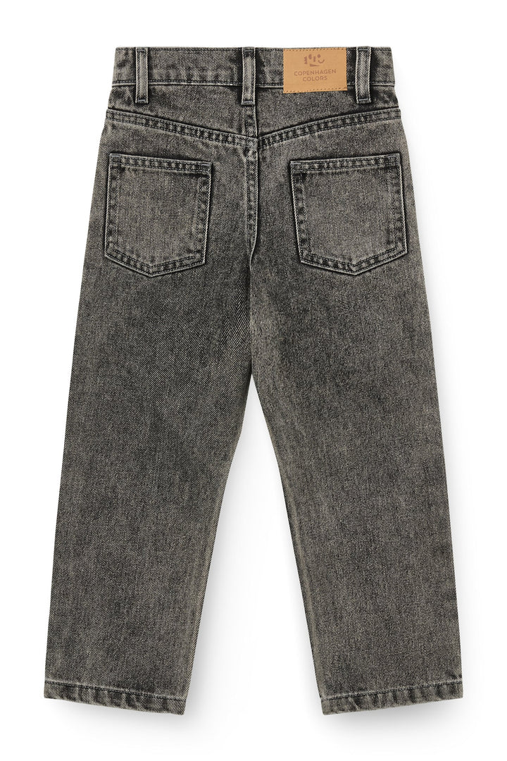 Økologiske Junior Jeans - Normal Pasform - Grey Washed