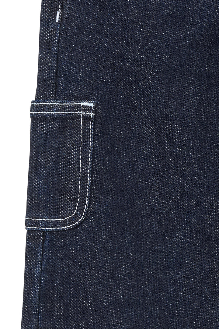 DENIM CARGO BUKSER - RAW DENIM