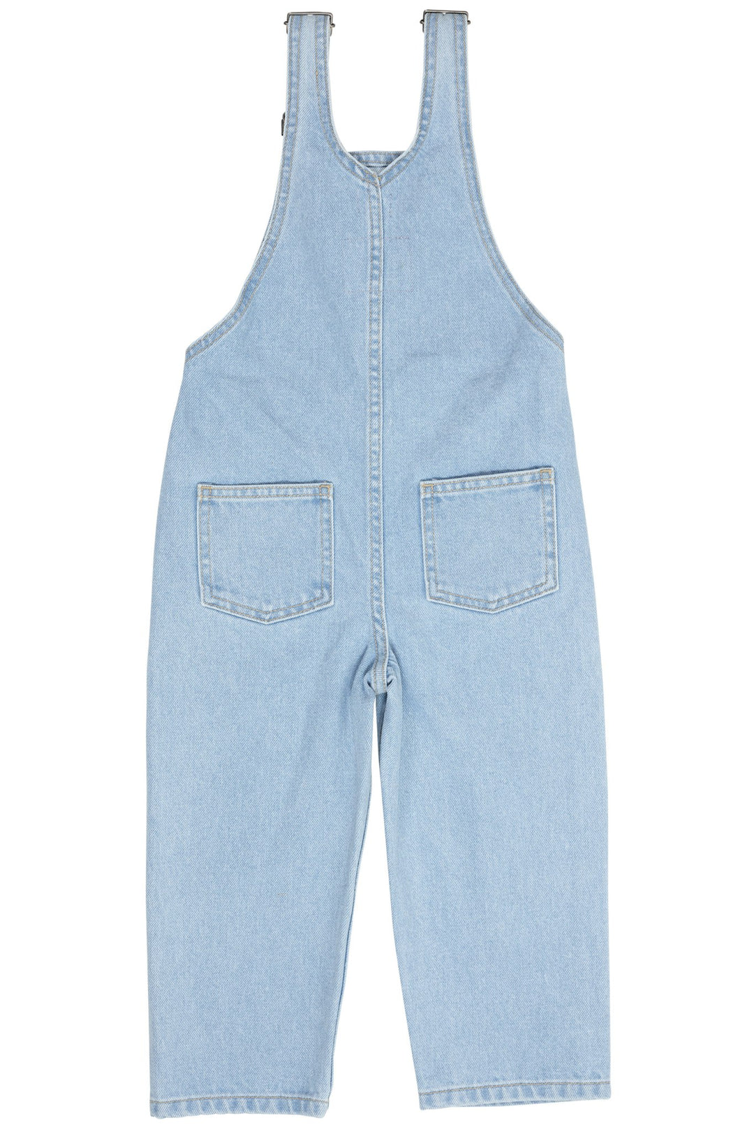 ØKOLOGISKE OVERALLS - SUPER LT BLUE INDIGO WASHED
