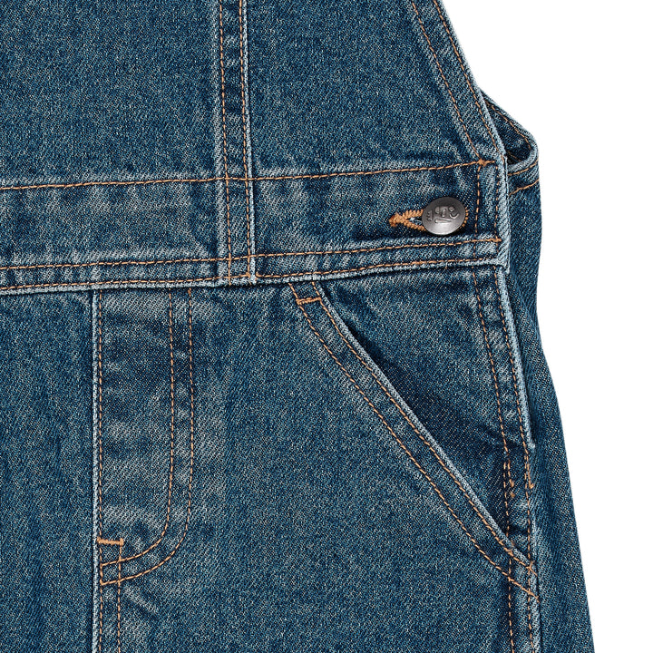 ØKOLOGISKE OVERALLS - INDIGO BLUE WASHED