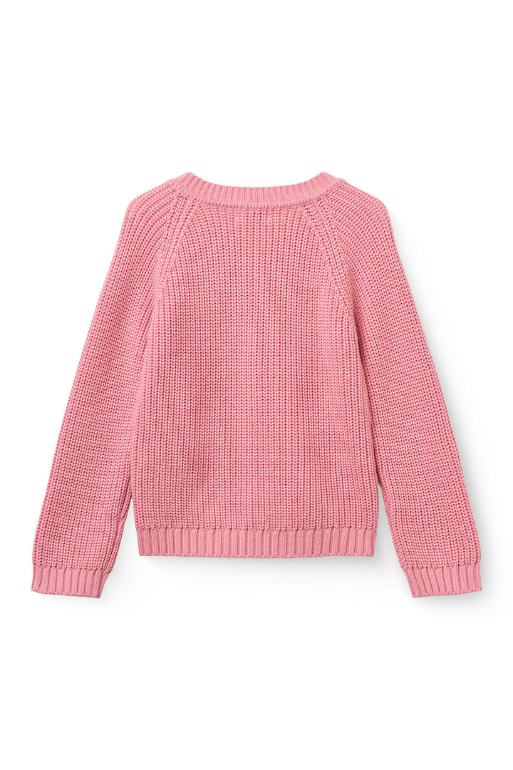 Klassisk Rib Cardigan - Blossom Pink