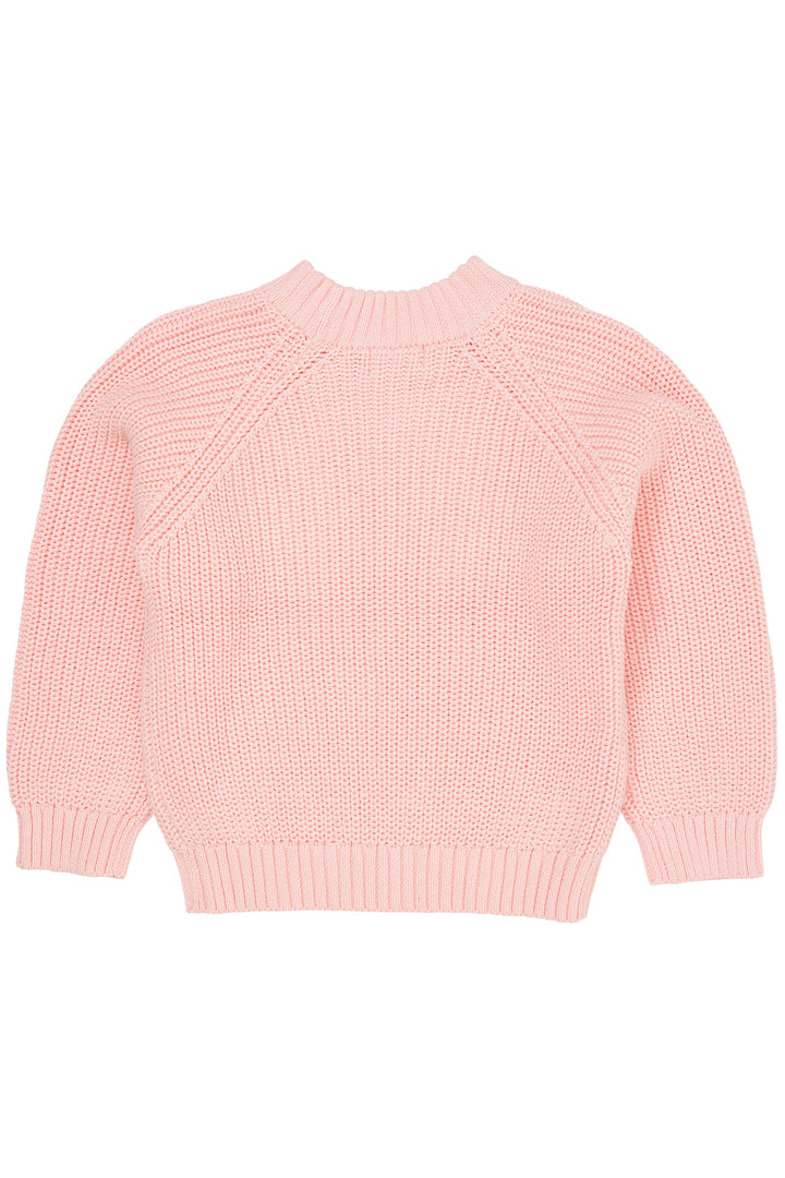 KLASSISK STRIKKET BLUSE - BALLERINA