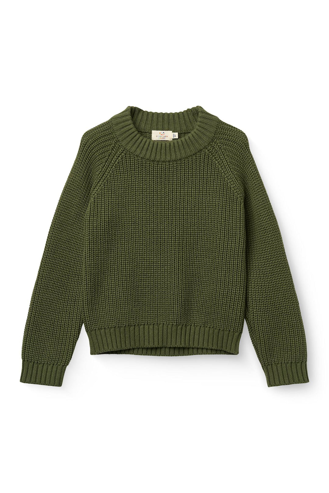 Klassisk rib Sweater - Dk. Green