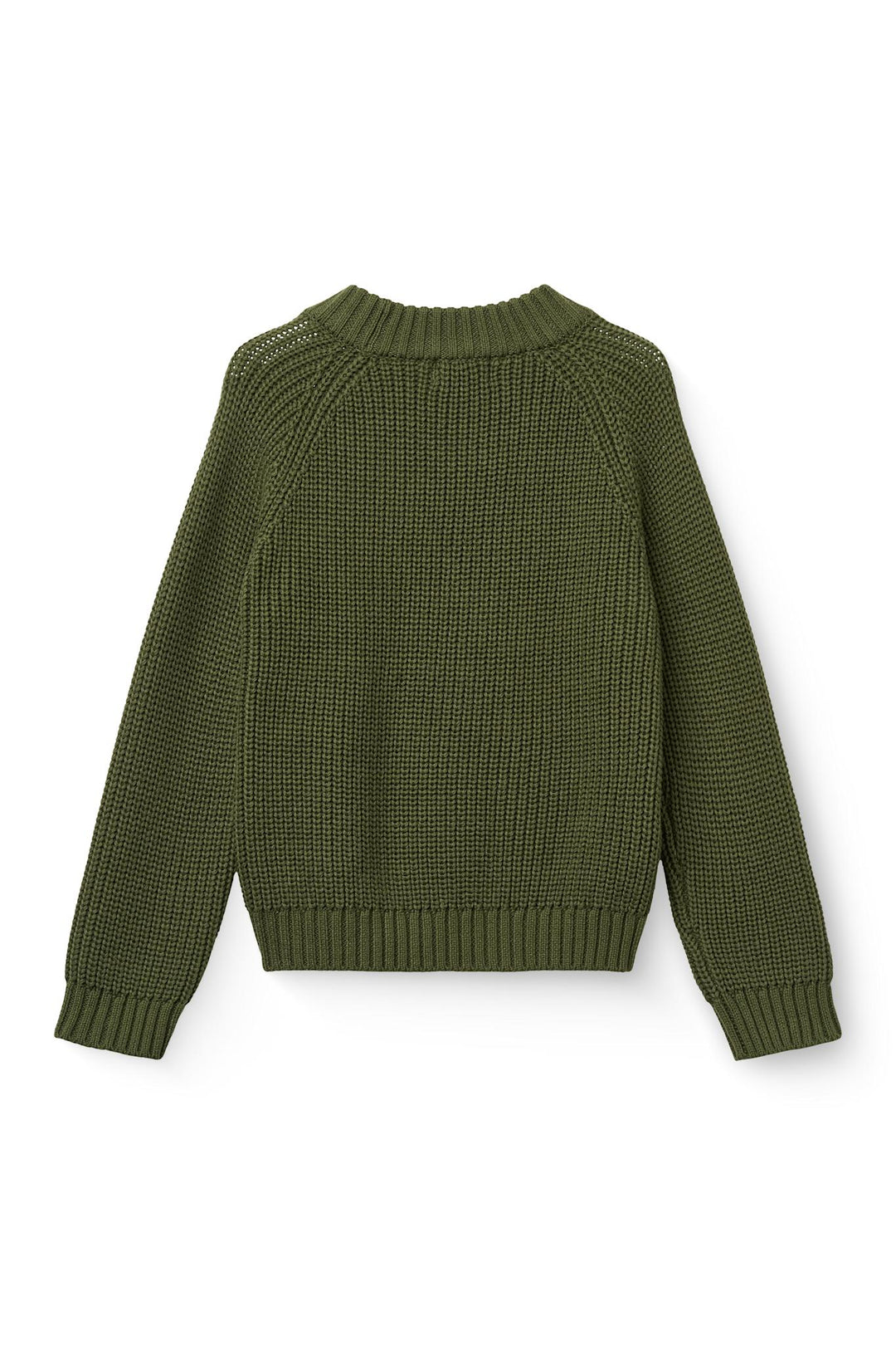 Klassisk rib Sweater - Dk. Green