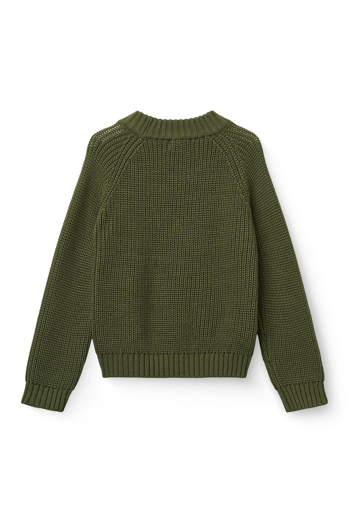 Klassisk rib Sweater - Dk. Green