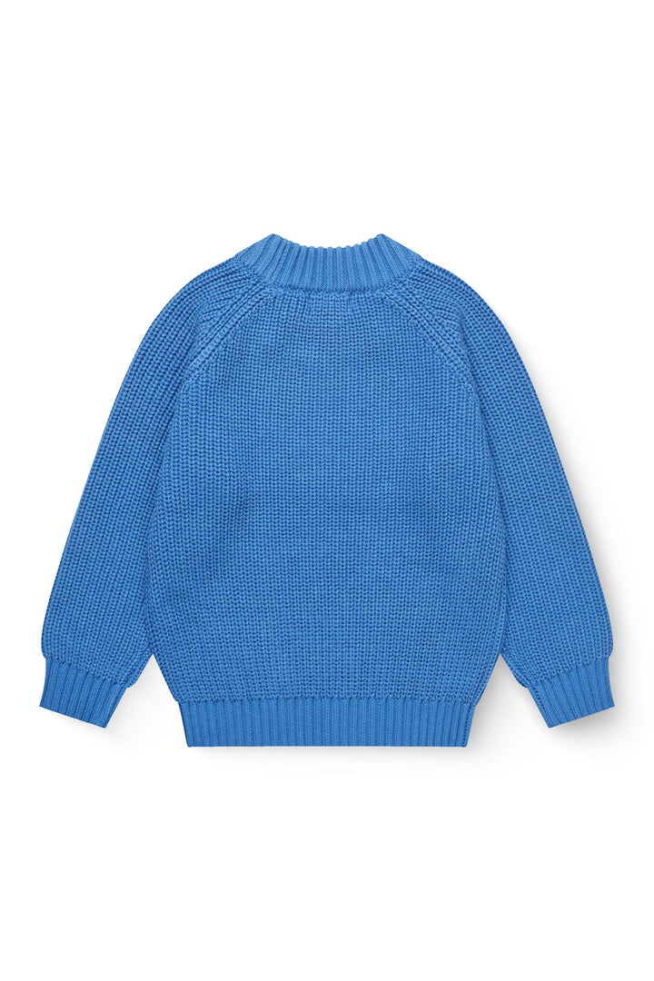 Klassisk rib Sweater - Sharp Blue
