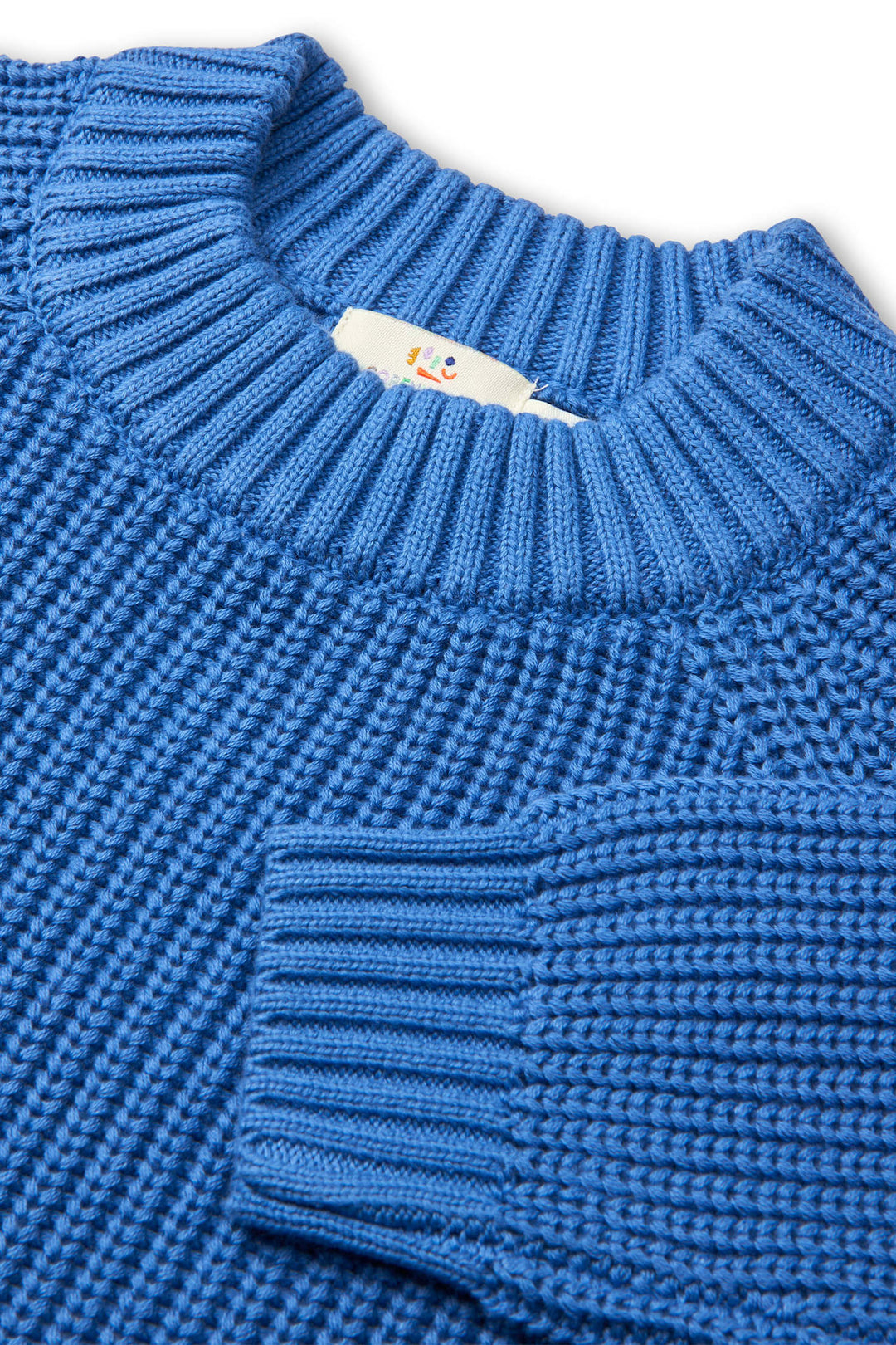 Klassisk rib Sweater - Sharp Blue