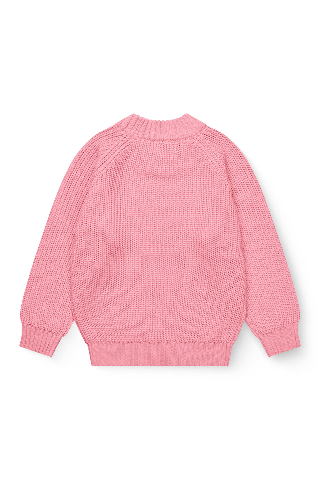 KLASSISK STRIKKET BLUSE - PINK