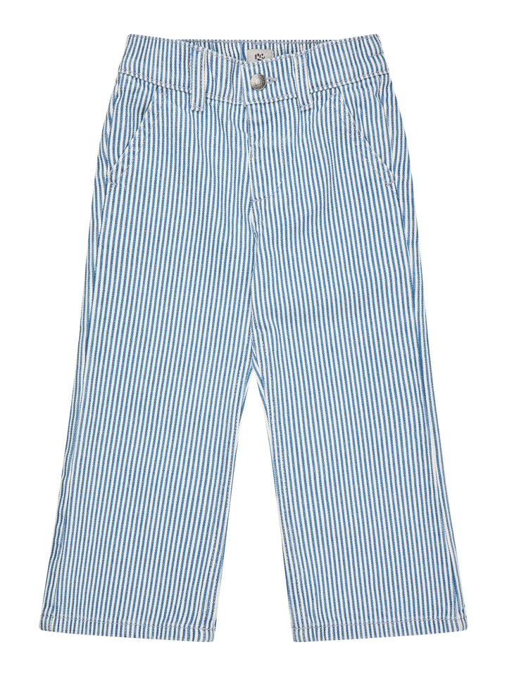 STRIBET DENIM BUKS M BRODERI - DENIM BLUE STRIPE