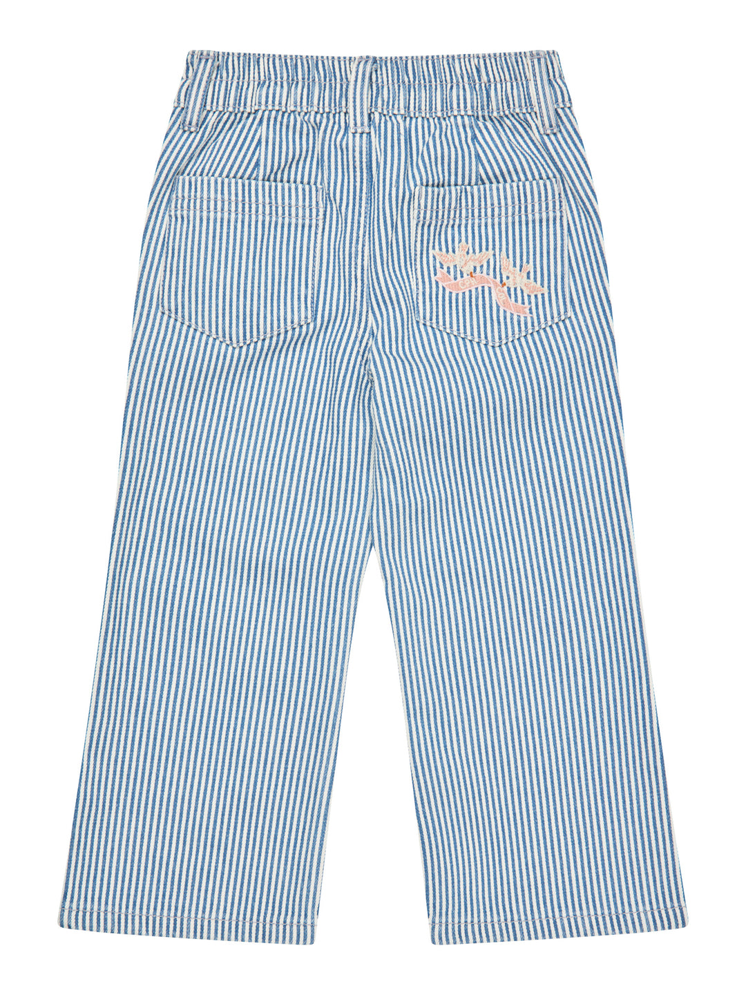 STRIBET DENIM BUKS M BRODERI - DENIM BLUE STRIPE