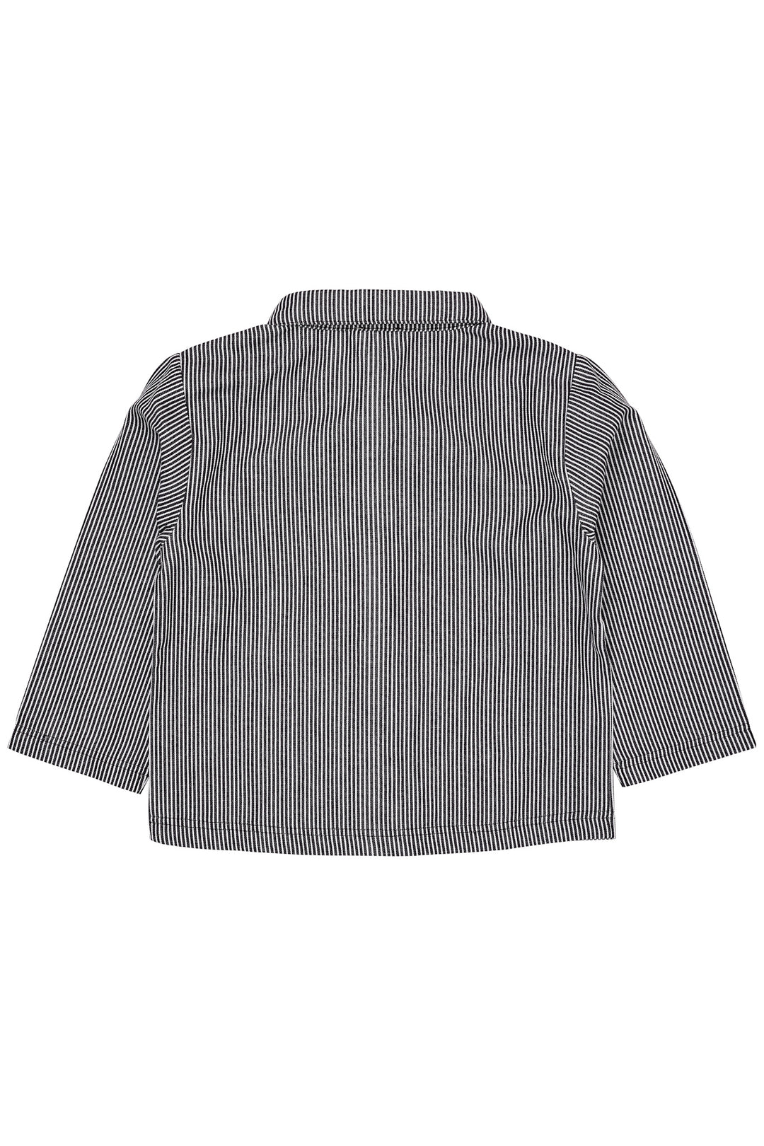 STRIBET TWILL JAKKE - NAVY STRIPE