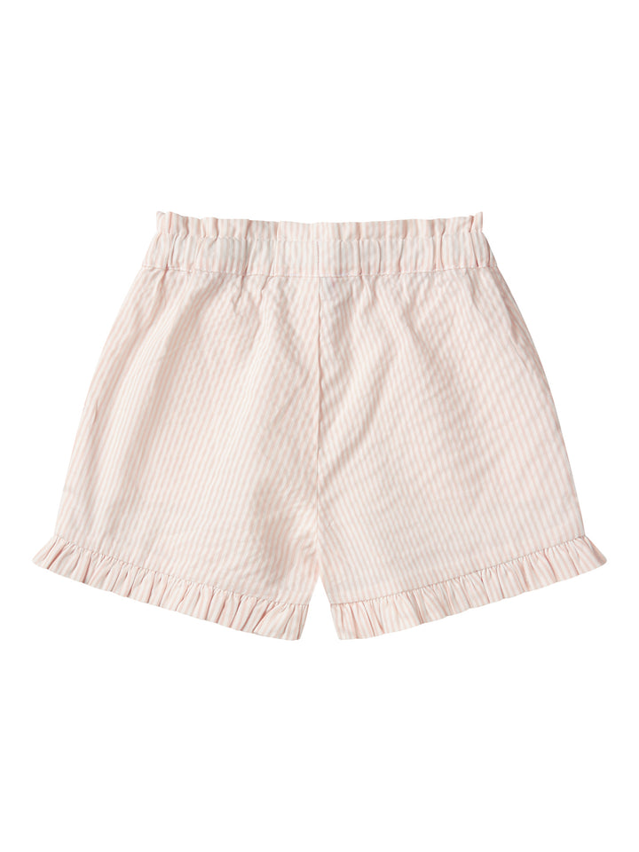 BÆK OG BØLGE SHORTS - DUSTY ROSE W CREAM STRIPE